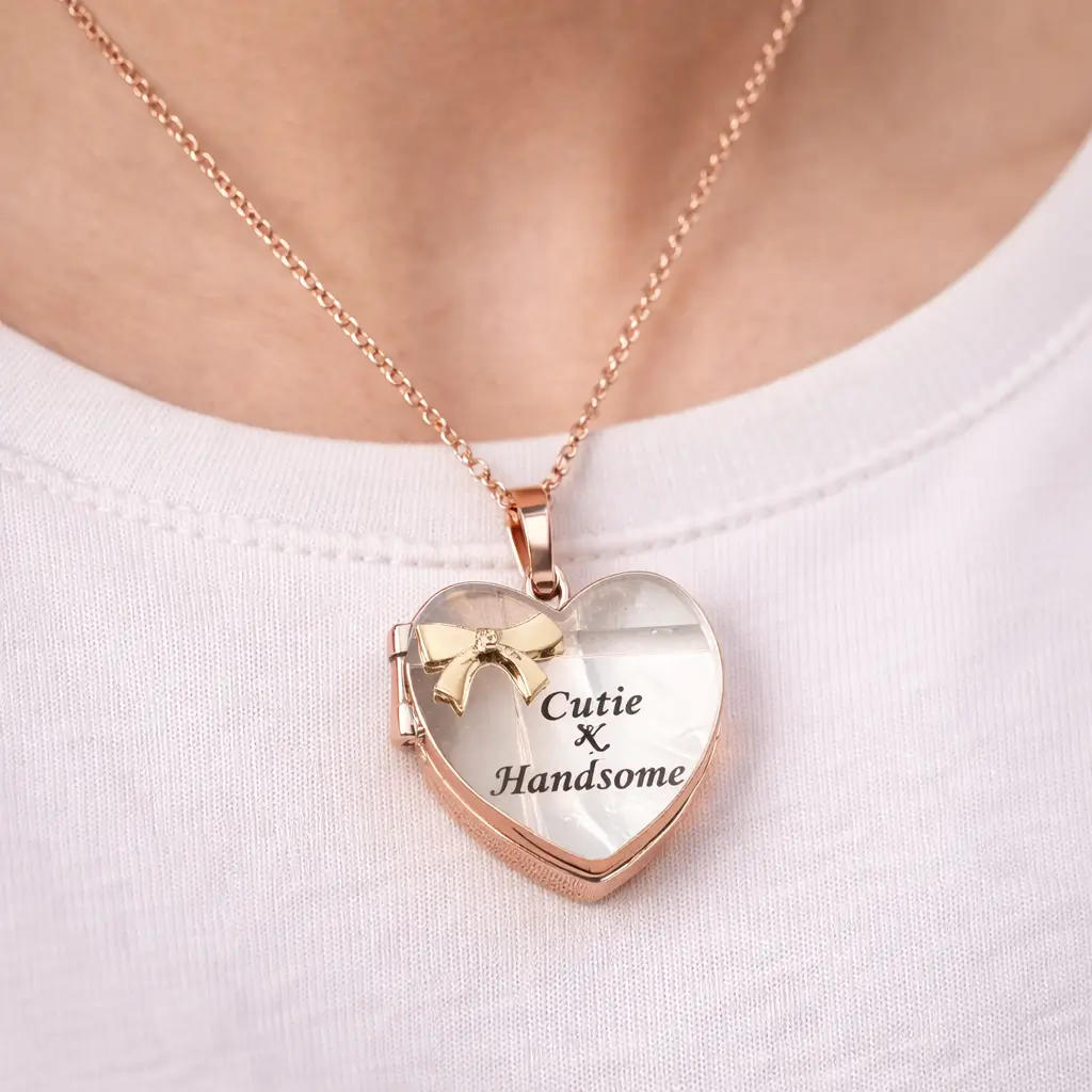 Metal Heart Keychain